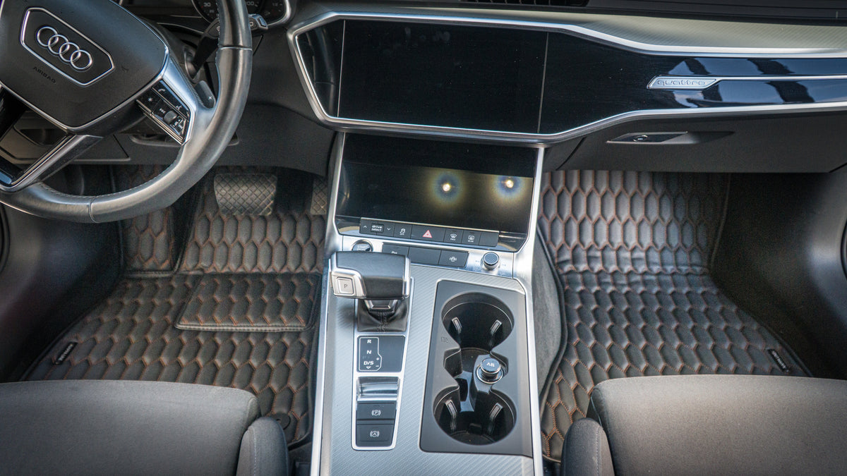 Audi A6 C8 Avant Hexagon kilimėlių komplektas (2018–2025)