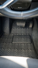 Spalva: Juoda — Audi A6 C8 Sedan Herringbone kilimėlių prigludimas
