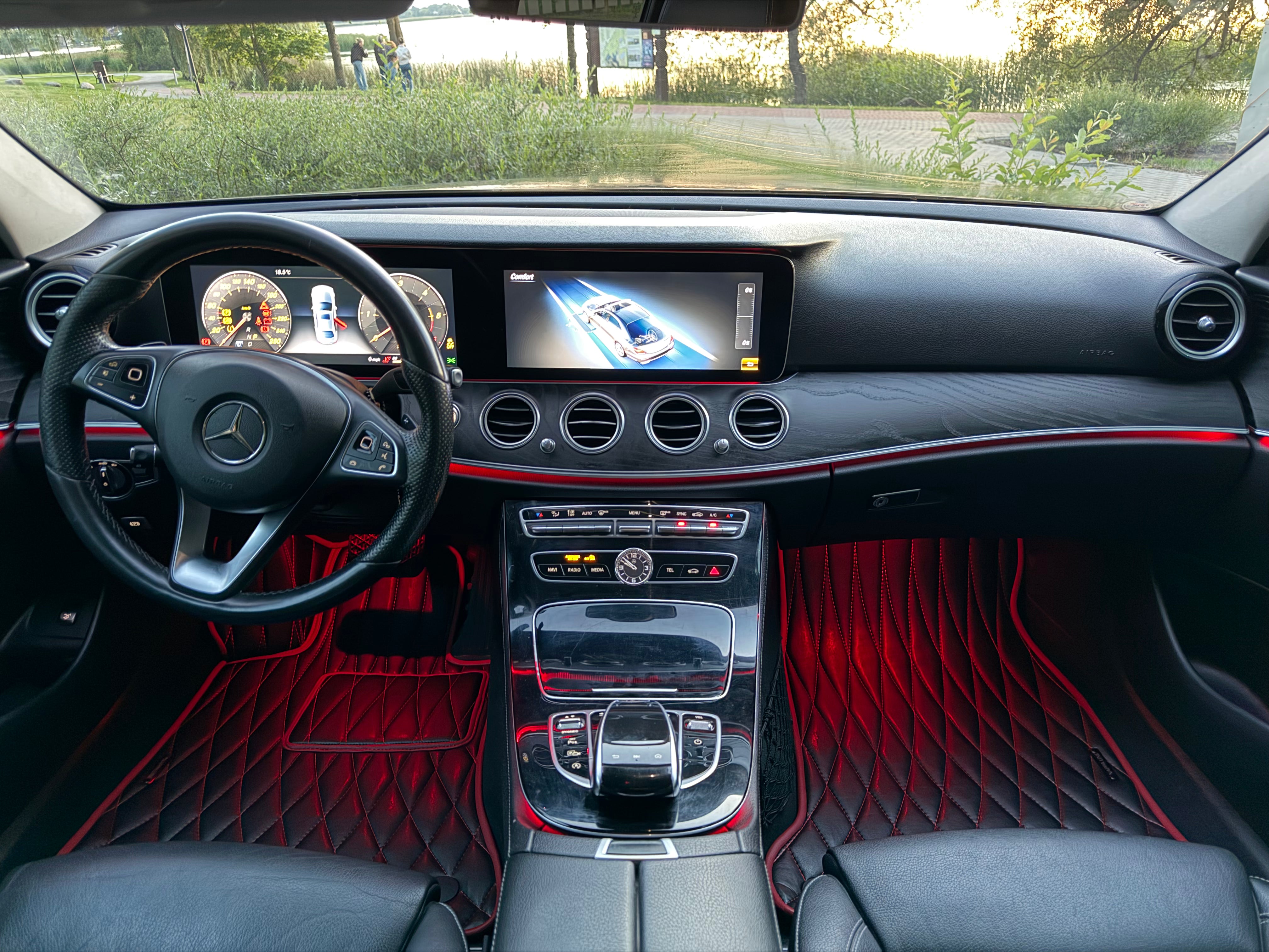 Mercedes-Benz E W213 Handmade Diamond Car Mat Set (2017–2023)